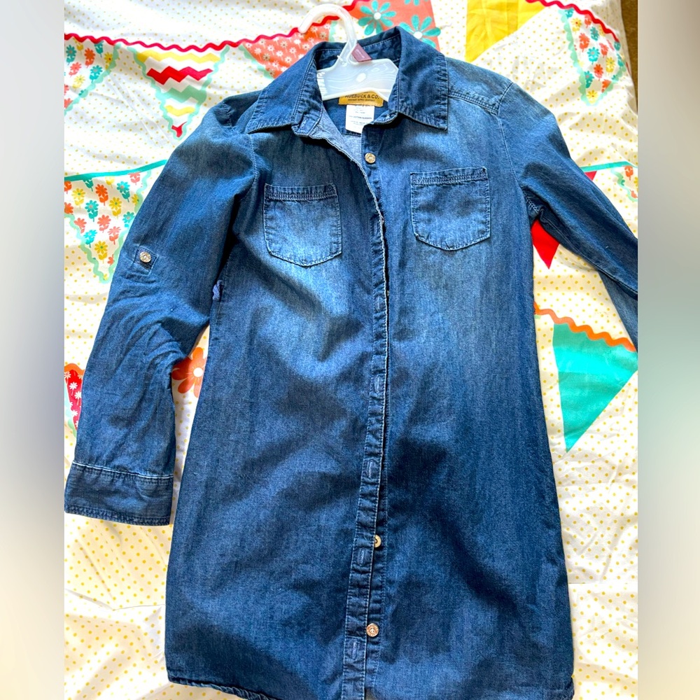 Girl’s denim dress